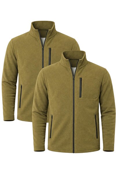 pandy 2-Pack Unisex Anti-Pilling Non-Pilling Standard Fit Cold-Proof Fleece