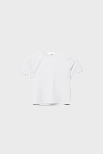 Stradivarius Basic poliamid t-shirt