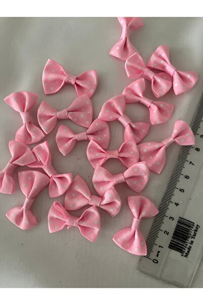 partici dükkanı Polka Dot Bow Tie Ready-Made Bow Ribbon - 3.5cm X 2.5cm - Pin...
