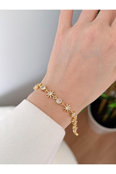 Venus Design Steel Star Stone Bracelet