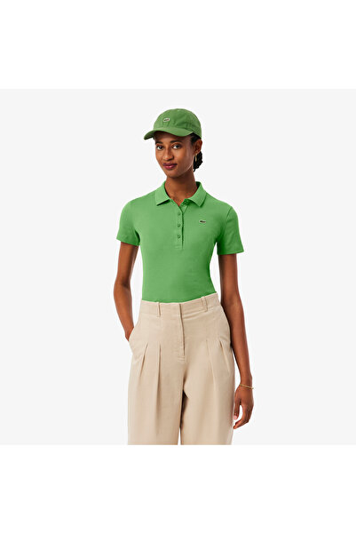 Lacoste Slim Fit L.12.D Ribbed Cotton Polo Shirt - DF5377-00-NPA