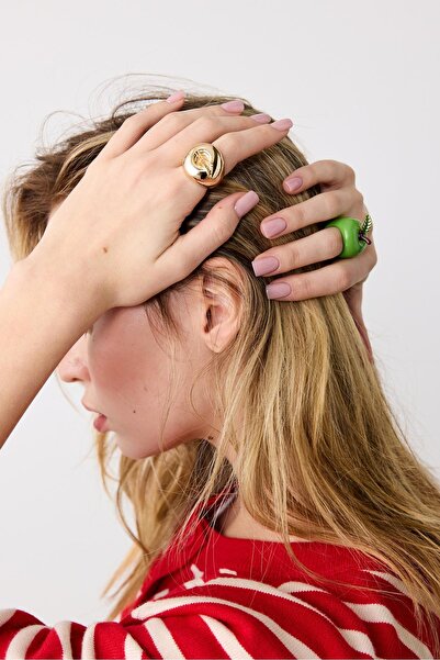 Stradivarius 2'li elma yüzük seti