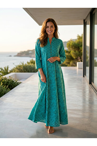 OEM Hand-printed cotton dress