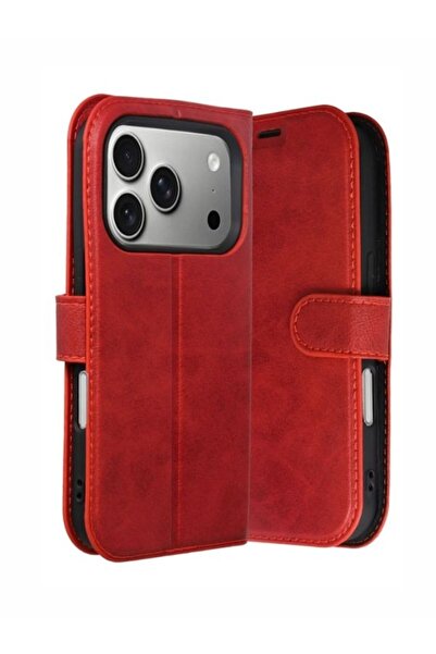 Massemr iPhone 17 Pro Max Flip Leather Case with Magnetic Stand Full Protecti...