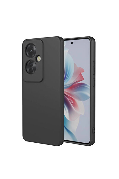 eco port حافظة اوبو رينو 11 اف من السيليكون - اسود