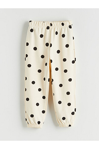 LC Waikiki Rmz Gi̇yi̇m Farkiyla Polka Dot Girls' Jogger Sweatpants