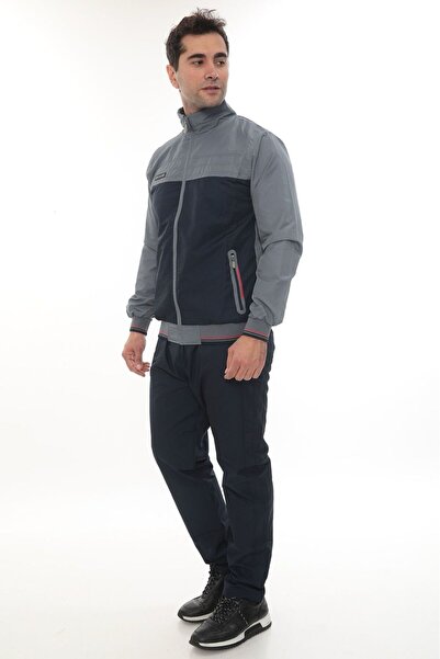 SOCCER Twill Combed Cotton Fabric Men's Sports Tracksuit Set 4412