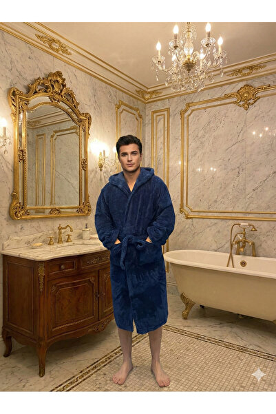 nf natural fabrica Large Size Wellsoft Bathrobe