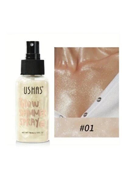 Ushas Glow Shimmer Spray Body Illuminator 01