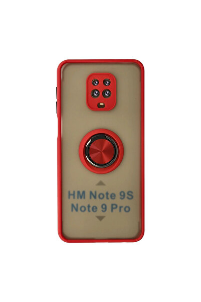 eco port غطاء حماية سيليكون لهاتف ريدمي نوت 9 برو بتصميم مونتريال - أحمر