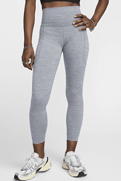 Nike One Dri Fit High Rise 7/8 Leggings with Pockets Women's High Waisted Tra...