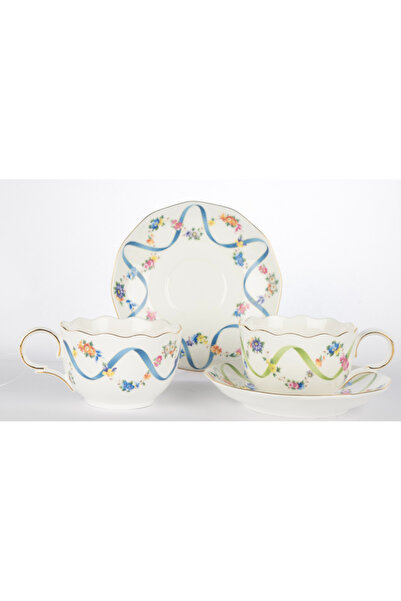 esdekor Romantic Charm 2li Çay Fincan Seti 220cc Butik Mutfak