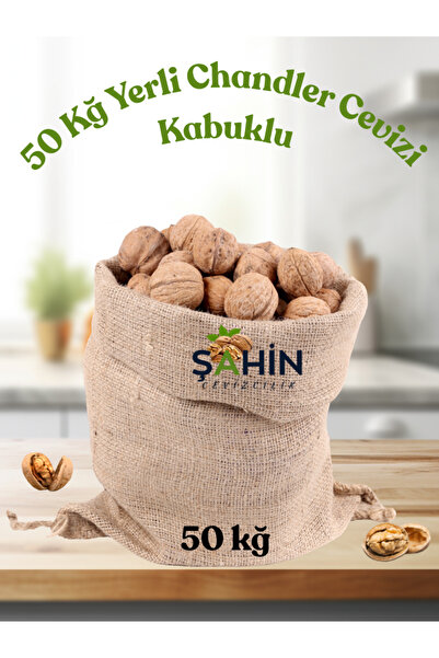 Şahin Cevizcilik Yerli Chandler Cevizi Kabuklu 50 Kğ