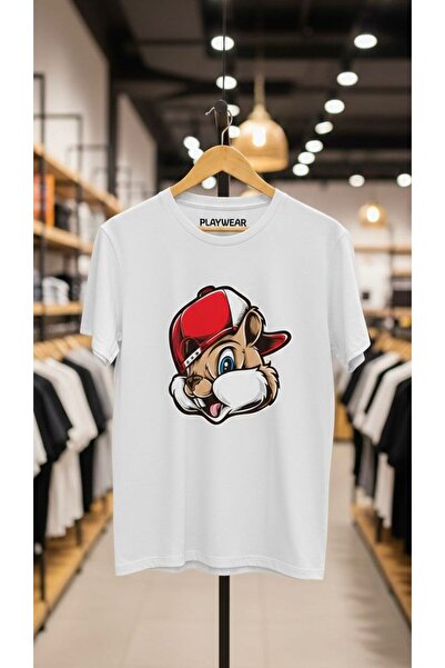 playwear PLAY WEAR Tricou unisex cu imprimeu Iepure cu un singur ochi și pălă...