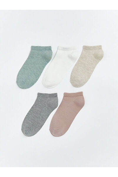 LC Waikiki Sparkling Choices Women's Plain Booties Socks 5-Pack from Shining ...