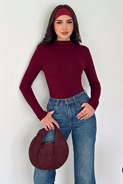 Noa&Noa Bluză de damă cu cusături decorative – Linie albă