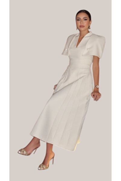 BATRINA STYLE Soft beige dress, Barbie material