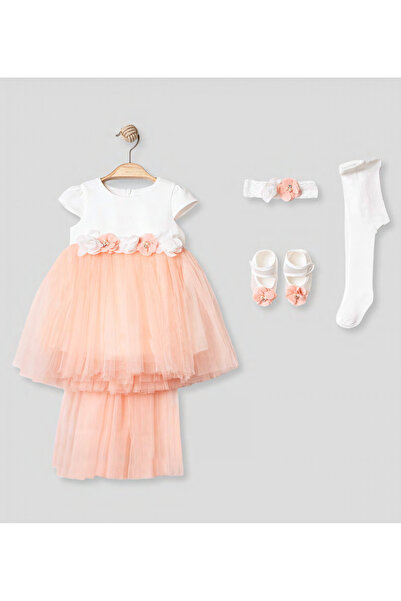 Pugi Baby Baby Girl Stylish Lace Mevlüt / Special Occasion Dress