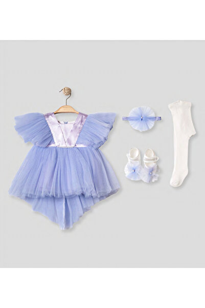 Pugi Baby Baby Girl Stylish Lace Mevlüt / Special Occasion Dress