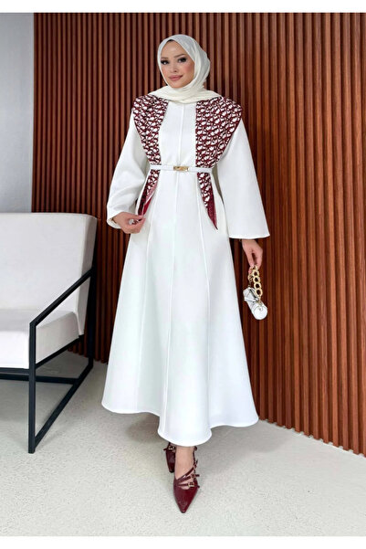 nizzell Women's New Season Belted Scuba Dress