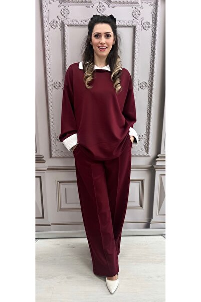 OnlyForYou Women's tracksuit made of 50% elastic viscose, with integrated blo...