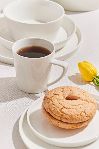 Paşabahçe Solid Porselen Kupa Beyaz