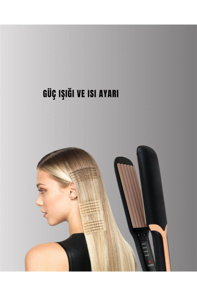 Teknoşık أداة تصفيف الشعر - تسخين سريع، تموجات دائمة ومميزة