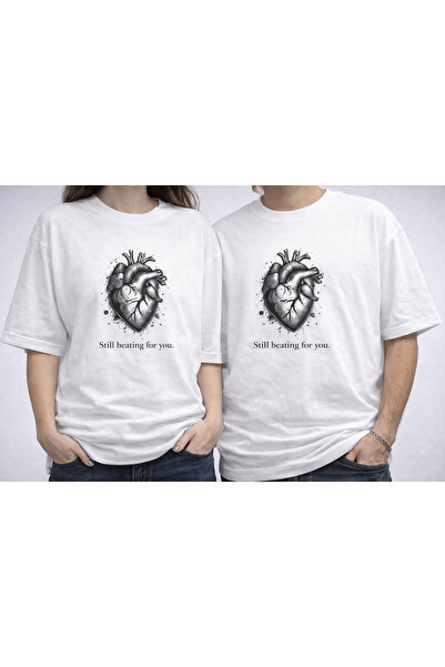 Tiny and Co Special Valentine's Day Couple Combination T-Shirt (Please Write ...