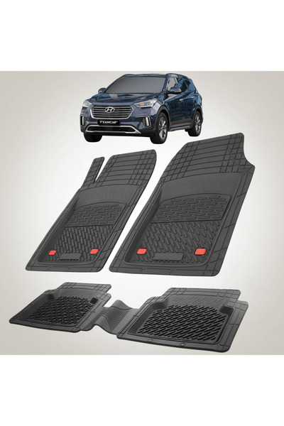 TEAMCAR Πατάκια αυτοκινήτου Hyundai Grand Santa Fe (2016-2018) - Τύπου λαστιχ...