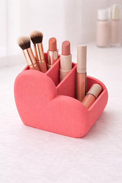 Eyiser Store 4-Compartment Multi-Purpose Organizer with Heart Design (Makeup,...