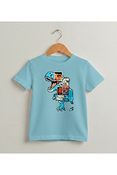 Tiny and Co 100% Cotton T-Rex Printed Kids T-Shirt