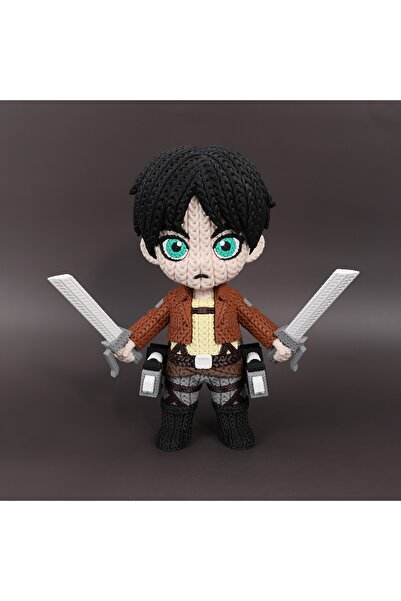 Fud3D مجسم إرين ييغر من أتاك أون تايتان بطول 22 سم - مجسم أنمي قابل للتجميع م...