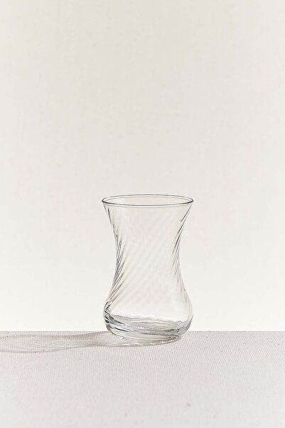 Paşabahçe 6'lı İnce Belli Optikli Çay Bardağı