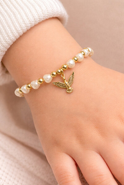 MakeWell Angel Butterfly Clover Seashell Star Design Bracelets with Pearls