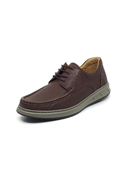 Luis Figo %100 Deri Ortopedik Erkek Günlük Rahat Büyük Numara Rok Ayakkabı 40-48