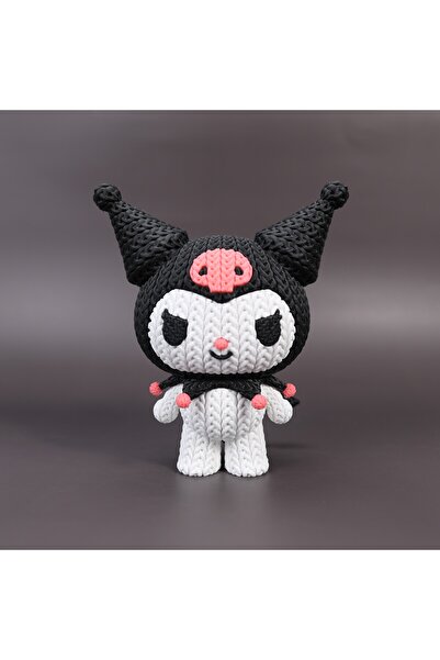 Fud3D مجسم سانريو كورومي ذو مظهر محبوك مقاس 22 سم - شخصية تزيينية لطيفة قابلة...