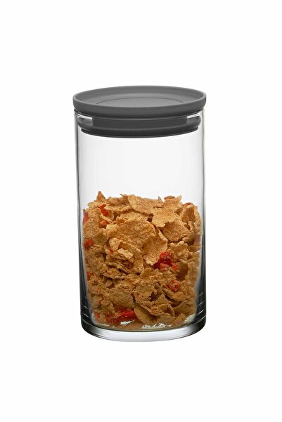 Paşabahçe 4'lü Breakfast Club Gri Kapaklı Kavanoz