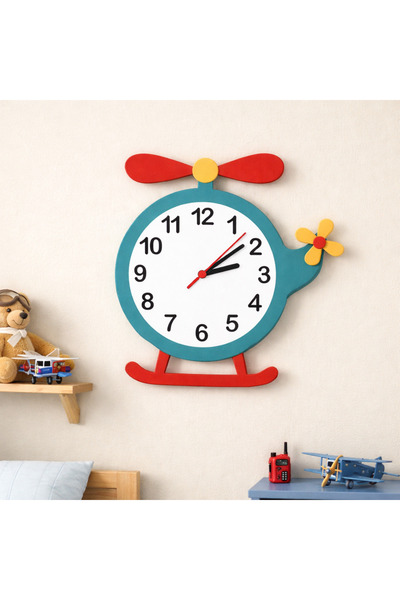 TS GİFT Helikopter Duvar Saati