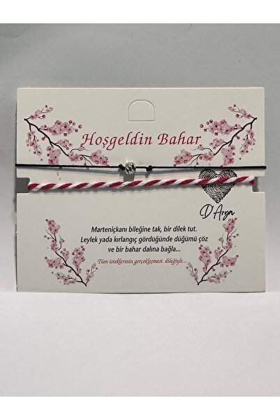 Darya Dd720 Marteniçka / Martenitsa Spring Bracelet – Red and White Thread – ...