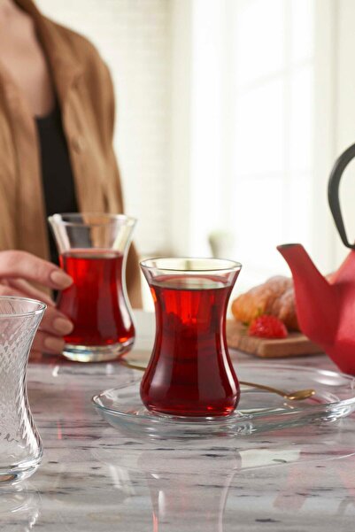 Paşabahçe 2'li İnce Belli Çay Seti 2'li