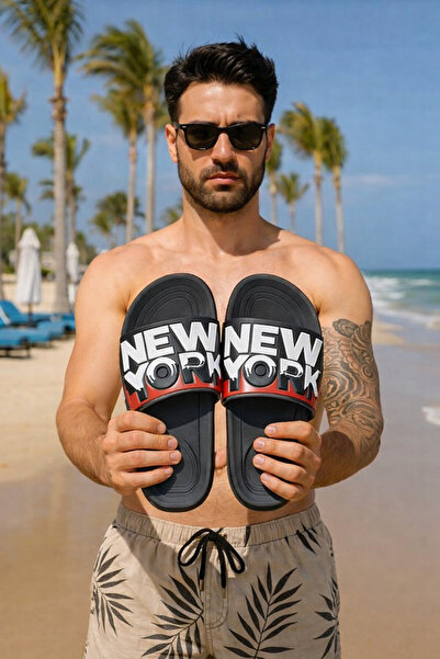 Behtah Kundura Men's Pool Beach Daily Comfortable Non-Slip Sole Wet Floor Sli...