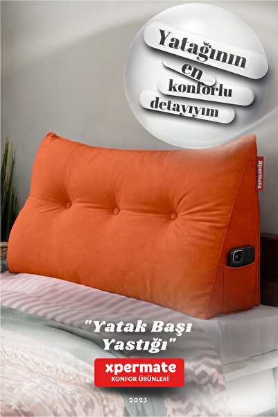 XPERMATE Подушка для ліжка – Подушка для підтримки спини та попереку, цегляно...