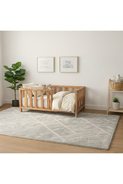 terra ws Montessori Ayaklı Karyola Kayın Ağacı – Ahşap Bebek & Çocuk Yatağı |...