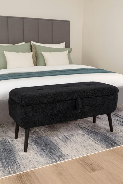 BEYLERBEYİ Yatak önü Sandıklı puf, ve giyinme odası, puf Bench, yatak ucu, pe...