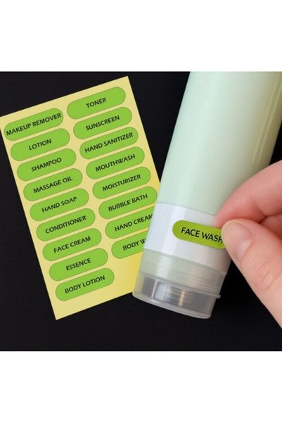 VİBE Set Geantă si 4 Recipiente pentru Transport Cosmetice de Călătorie chiar si in Avion