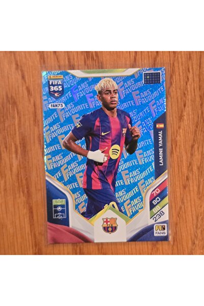 Panini 2026 Lamine Yamal Fans Favourite Blue FAN75 Oyun Kartı