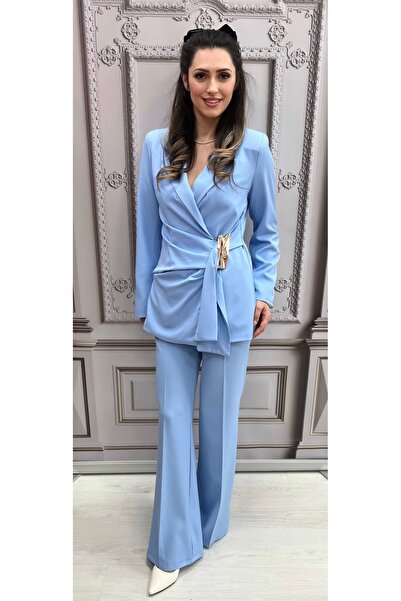 styleFlex Elegant women's suit, jacket and wide leg pants