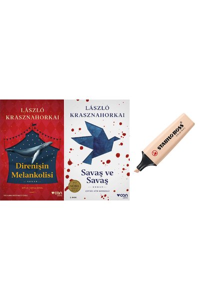 CAN DİRENİŞİN MELANKOLİSİ + SAVAŞ VE SAVAŞ 2 Book Set (KALEM HD)