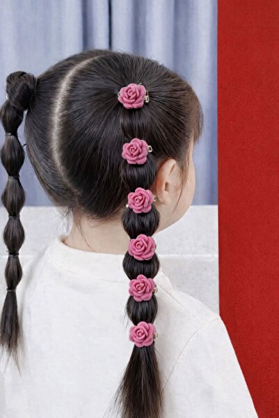 EMKSHOP 10 قطع من حلقات الشعر وحلي الشعر وخرز الشعر