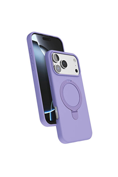 eco port غطاء حماية آيفون 17 برو ماكس ريجال مع حامل ماج سيف - أرجواني